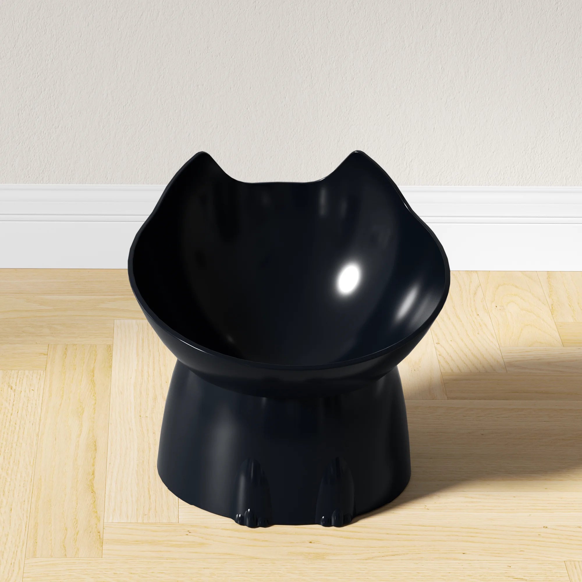 Premium Elevated Cat Bowl - Anti-Tip Tilted Design