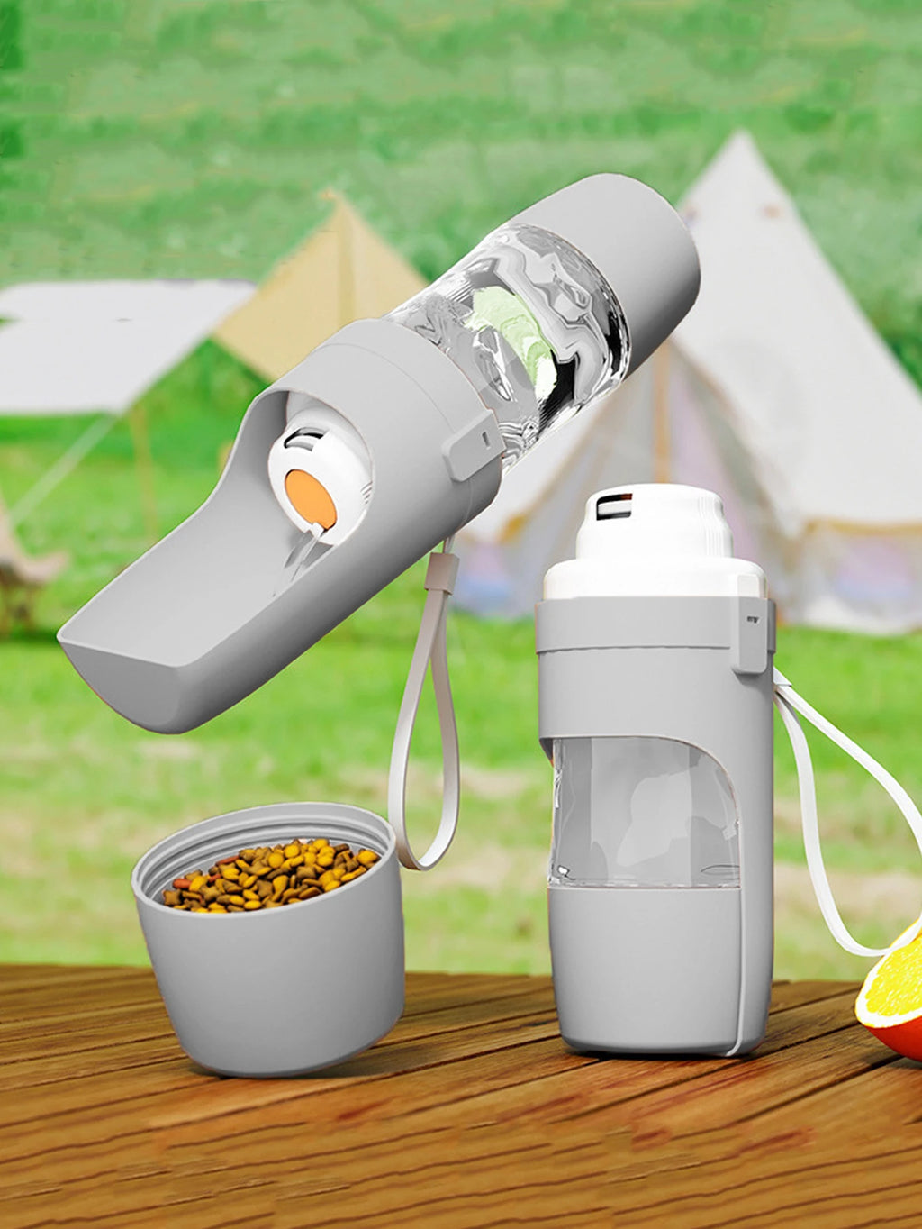 Premium Portable Pet Water Bottle - Food & Water Dispenser