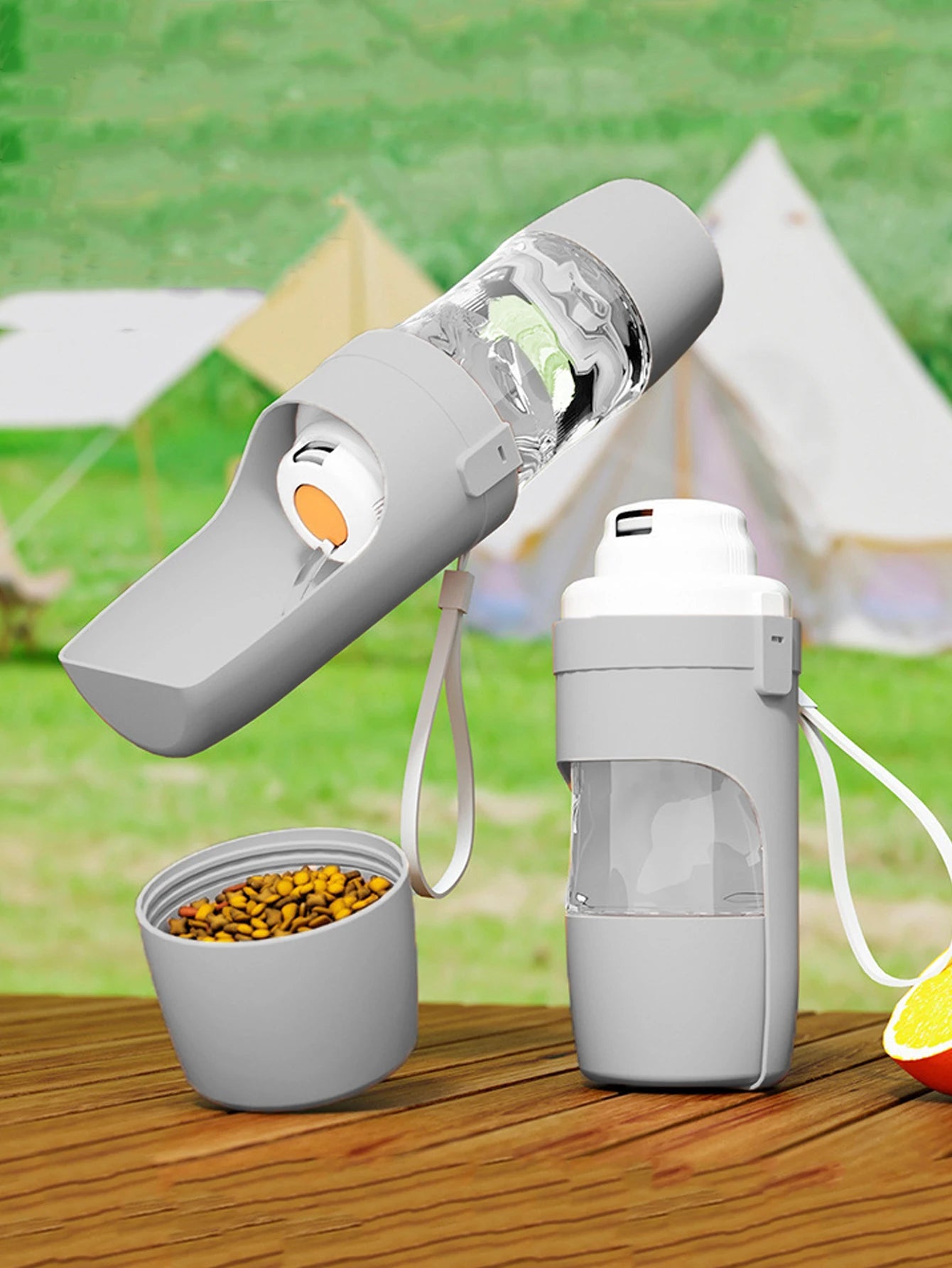 Premium Portable Pet Water Bottle - Food & Water Dispenser