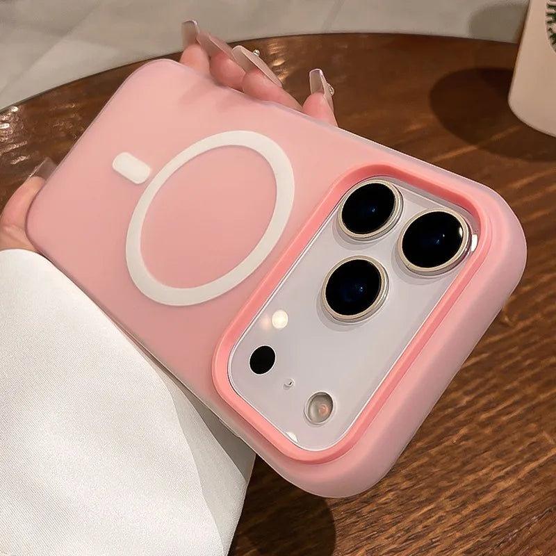 Luxury Magnetic Shockproof iPhone Case - Liquid Silicone