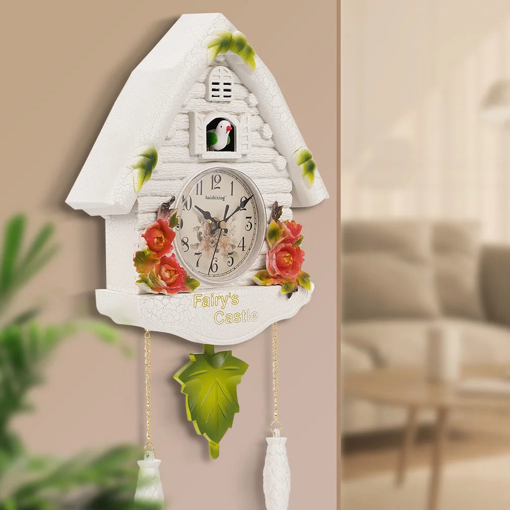 Elegant Cuckoo Wall Clock - European Style Home Decor