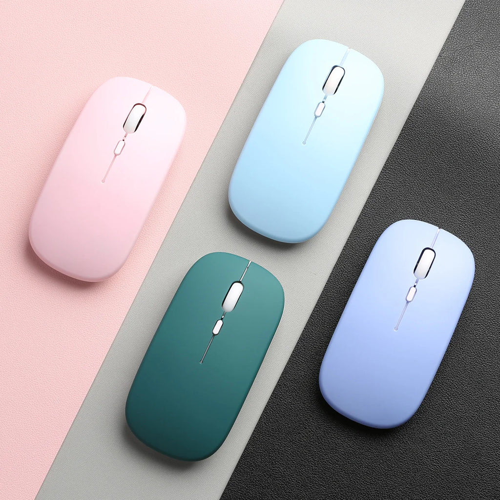 Premium Bluetooth Mouse - Portable Ergonomic for Laptop & Tablet