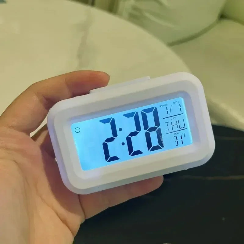 Premium Digital Alarm Clock - LED Multifunction Desktop Display
