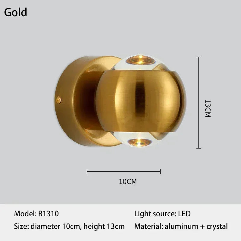 Elegant Glass Wall Sconce - Modern Art Lighting