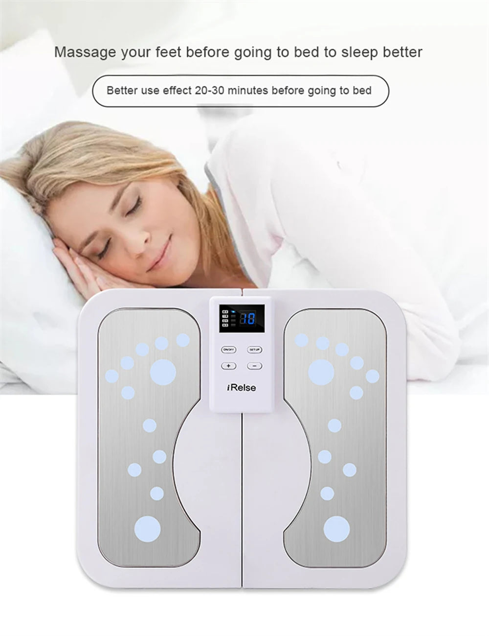Premium EMS Foot Massager for Circulation & Relief