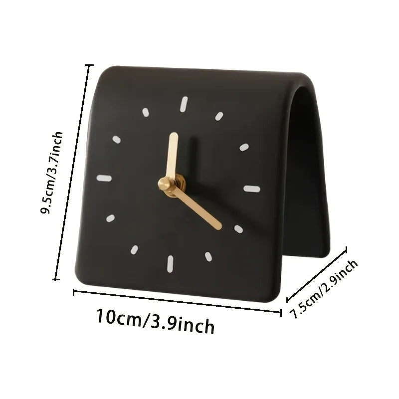 Elegant Silent Desktop Clock - Modern Design & Quiet Operation