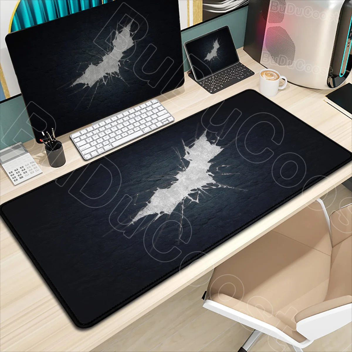 Large Gaming Mouse Pad - HD Waterproof Rubber Desk Mat