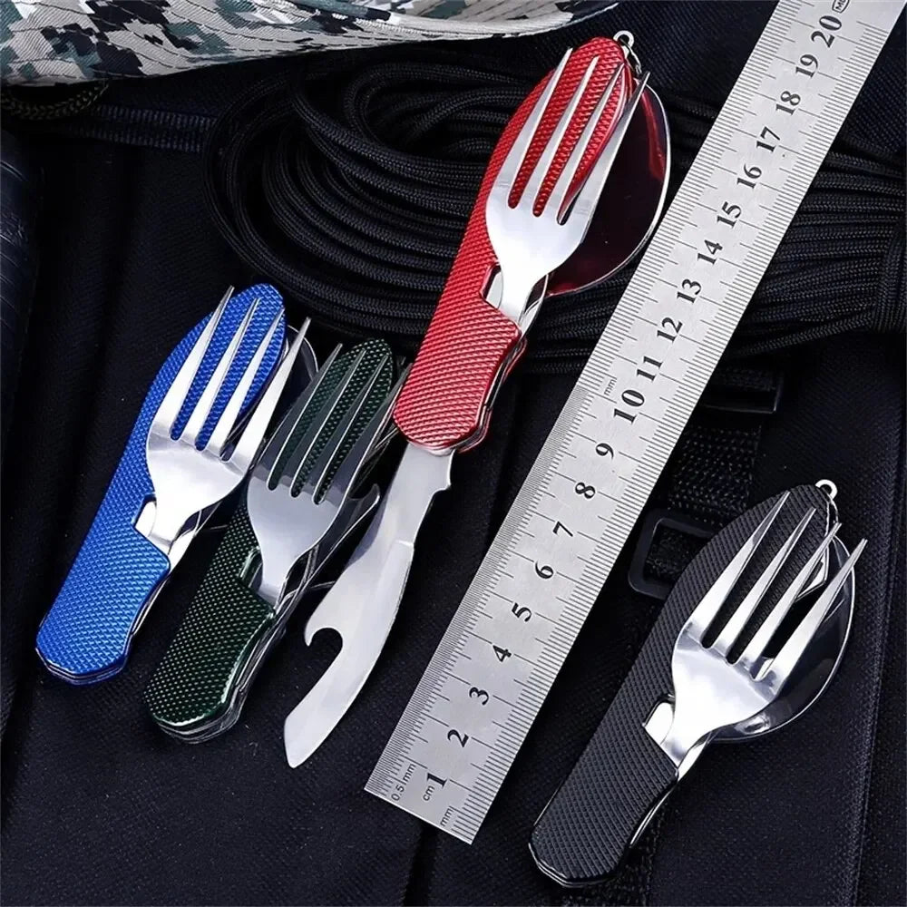 Premium Foldable Camping Utensil Set
