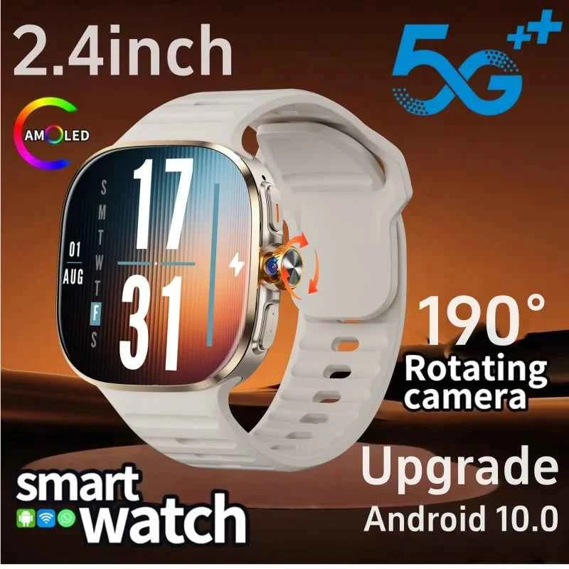 Ultimate 5G Smart Watch - 2.4 Inch AMOLED & Rotating Camera