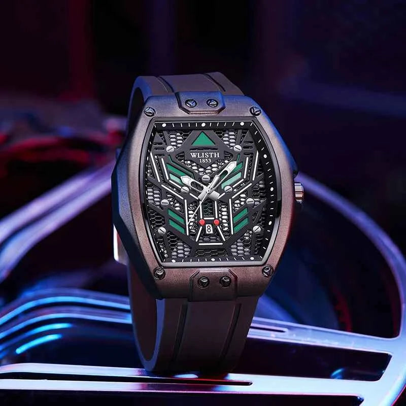 Luxury Men's Luminous Quartz Watch - Waterproof & Trendy