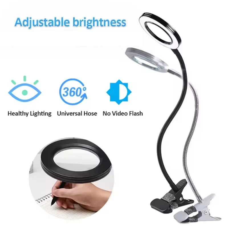 Premium Flexible LED Desk Lamp - 3 Color Modes