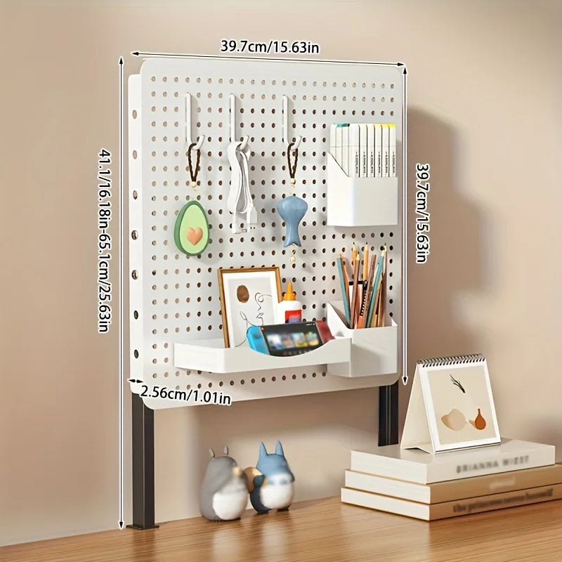Premium DIY Pegboard Organizer - Extendable Desktop Kit