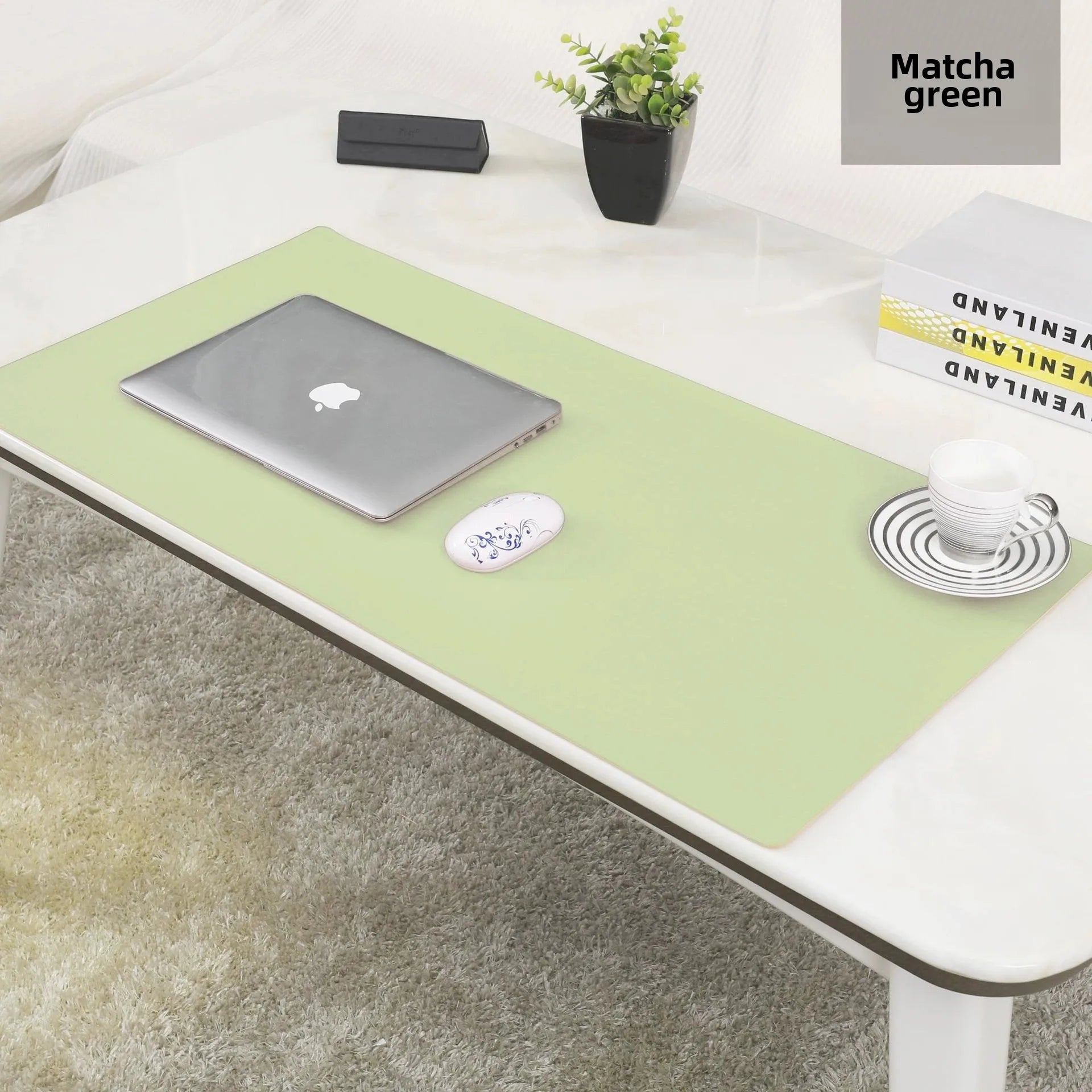 Premium PU Leather Desk Mat - Waterproof & Large