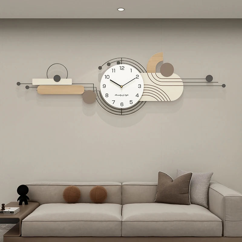 Elegant Modern Silent Wall Clock - Non-Ticking Home Decor