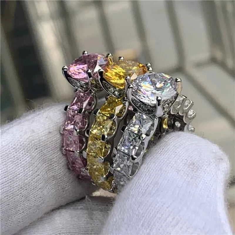Vintage Sterling Silver Engagement Ring - Elegant Designer Jewelry