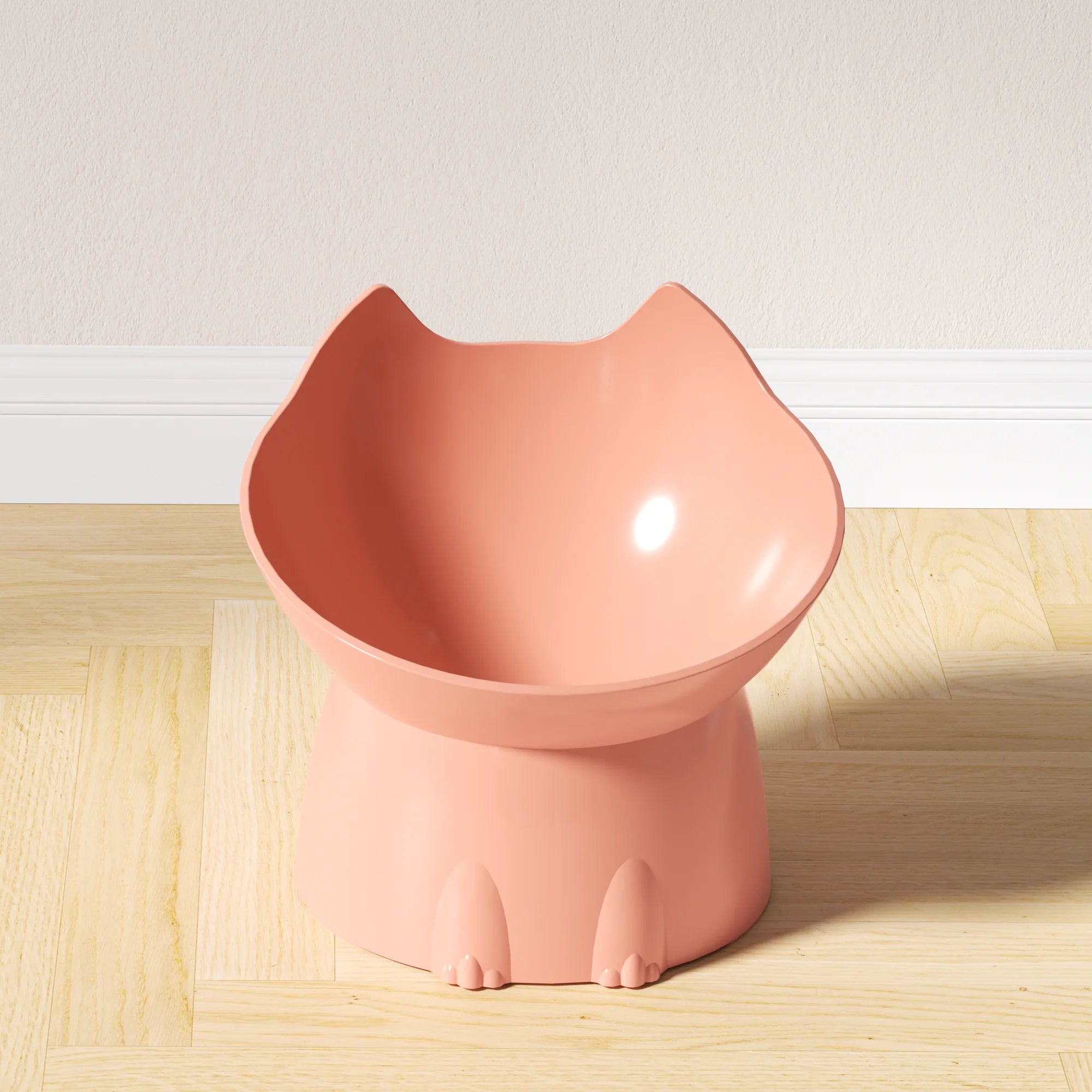 Premium Elevated Cat Bowl - Anti-Tip Tilted Design