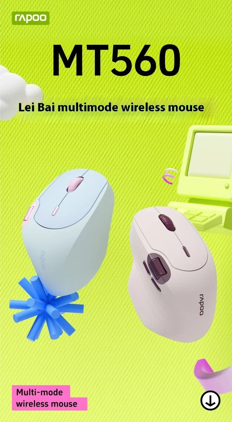 Premium Ergonomic Wireless Gaming Mouse - Lightweight & Magnetic Scroll