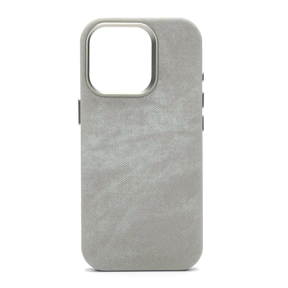 Luxury MagSafe Fiber Leather Shockproof Case - Premium Magnetic Cover