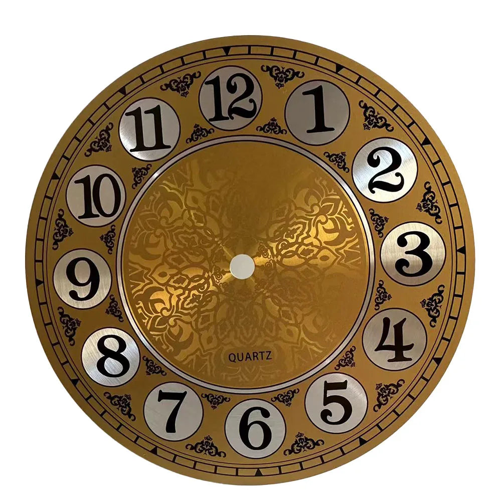Premium Aluminium Clock Dial - 180mm Arabic Numerals