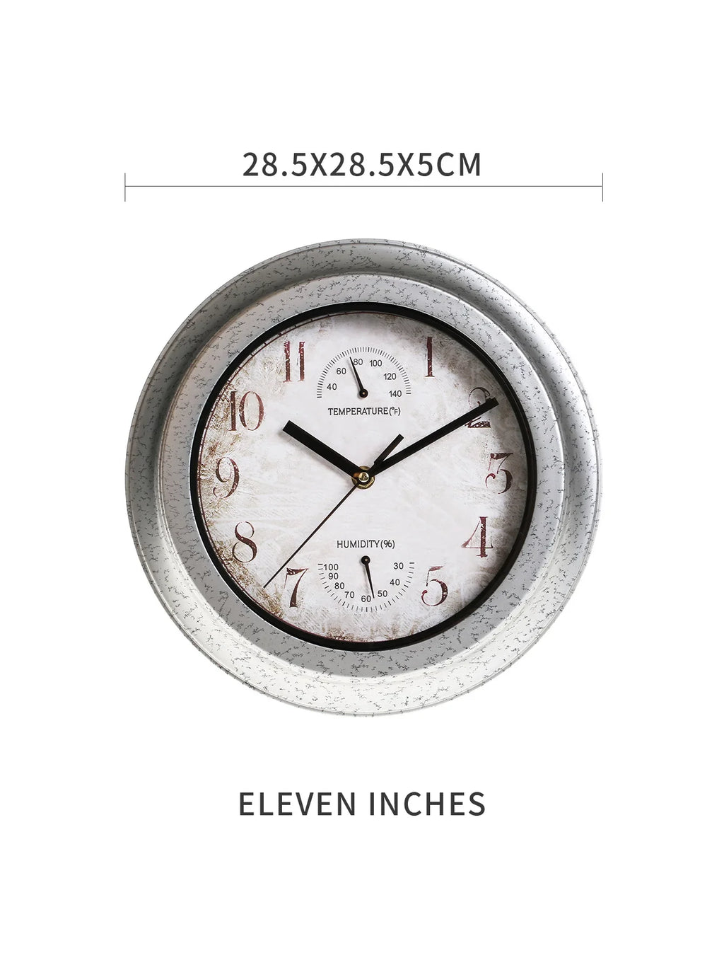 Premium Waterproof Wall Clock - Silent & Stylish Decor