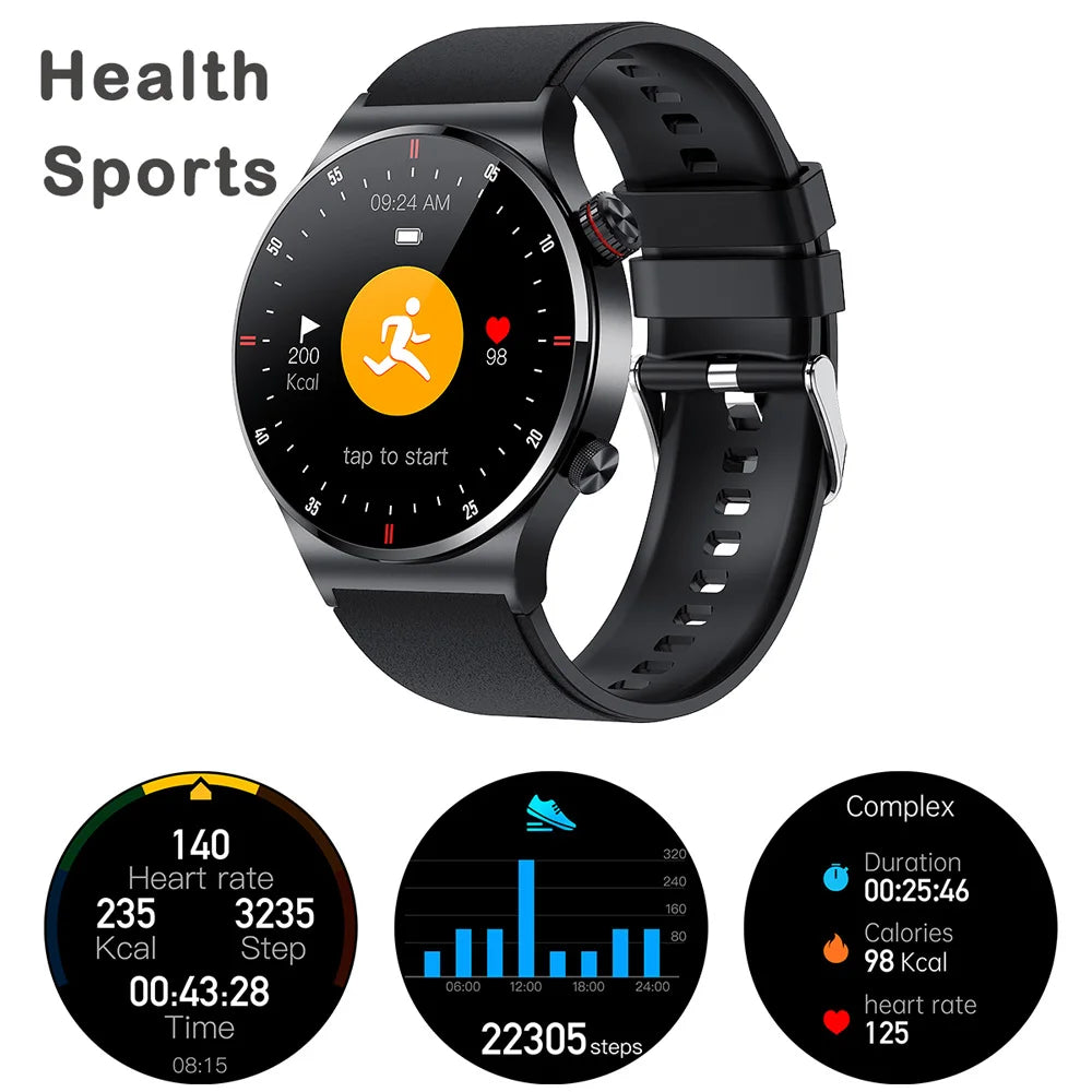 Luxury QW33 Smart Watch - NFC & Bluetooth Calling