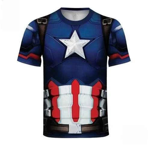 Marvel Iron Man 3D Quick Dry Compression Shirt