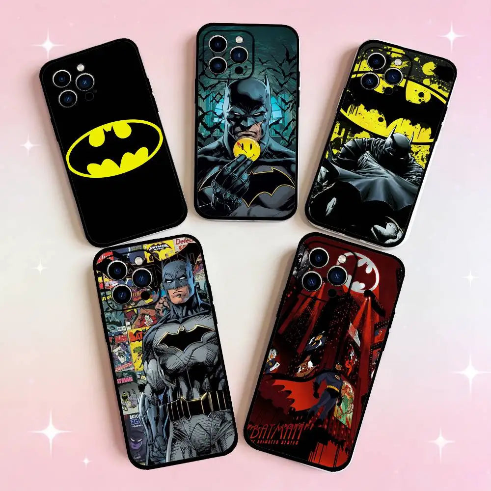 batman phone case - sleek protective cover with comic book design for iPhone