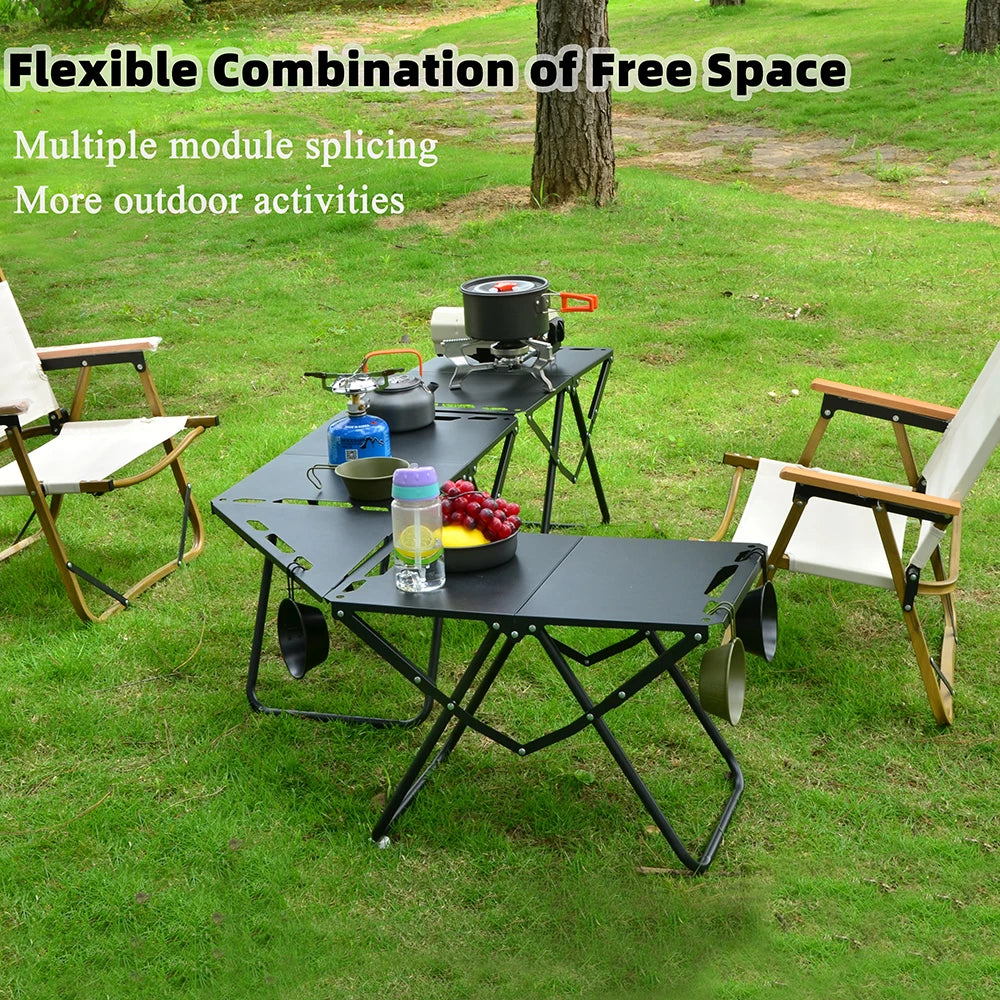 Portable Beach Camping Table - Foldable Sand Picnic Table