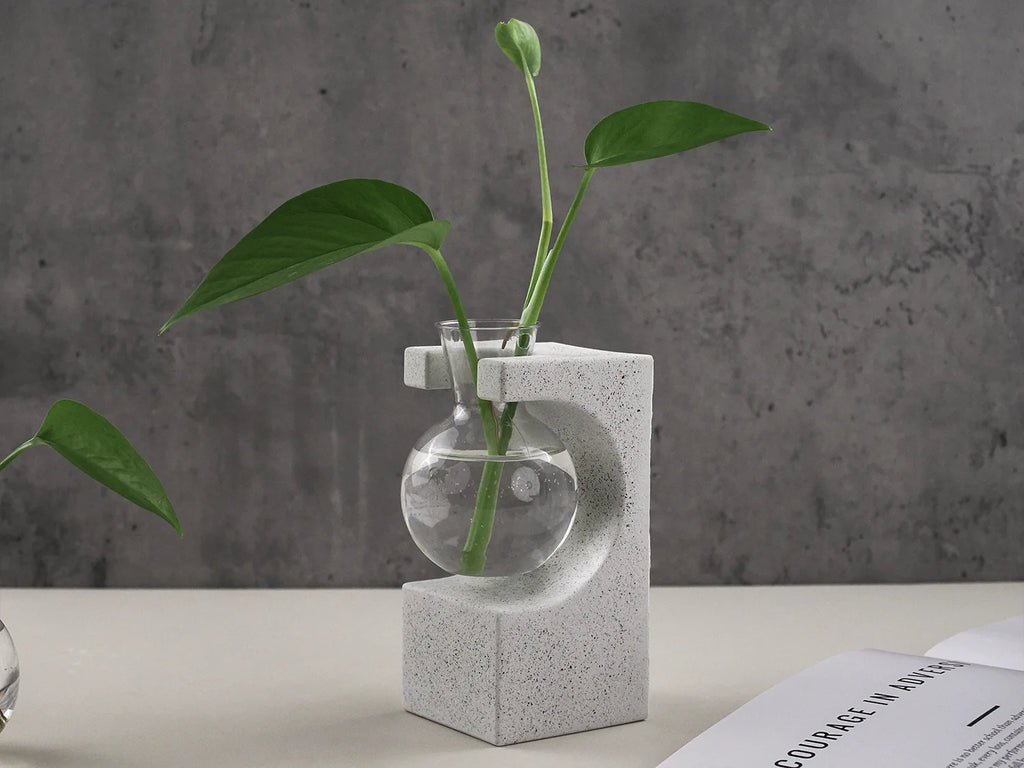 Silicone Vase Mold for DIY Epoxy Resin, Plaster, and Cement Hydroponic Planters - Tulique