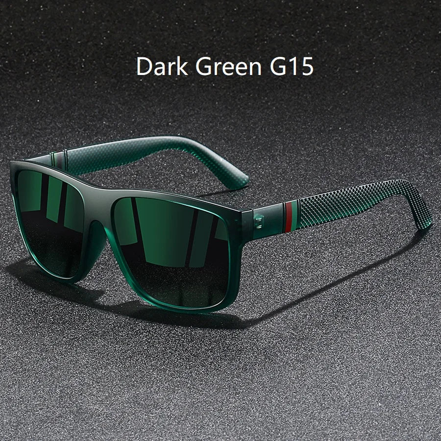 Vintage Check Square Sunglasses - UV400 Designer Eyewear