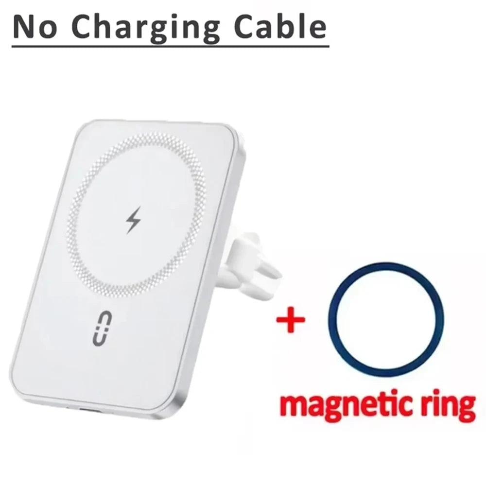 Premium Magnetic Car Mount - Wireless Charger & GPS Stand