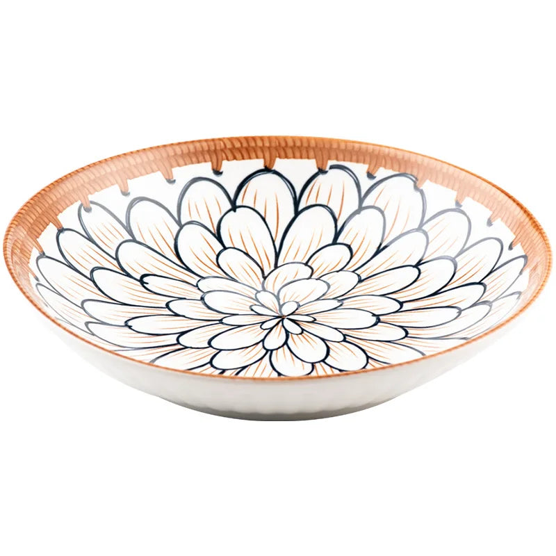 Premium Japanese Ceramic Bowls - Cute Underglaze Set