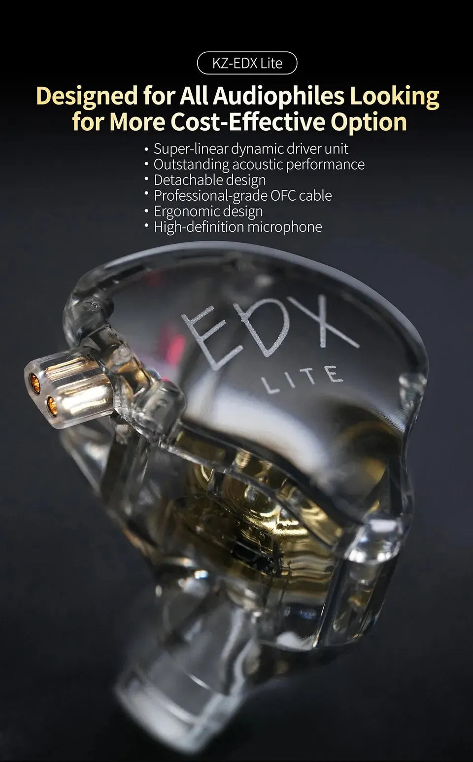 Premium HIFI Bass Earphones - In-Ear Monitors for Music & Gaming