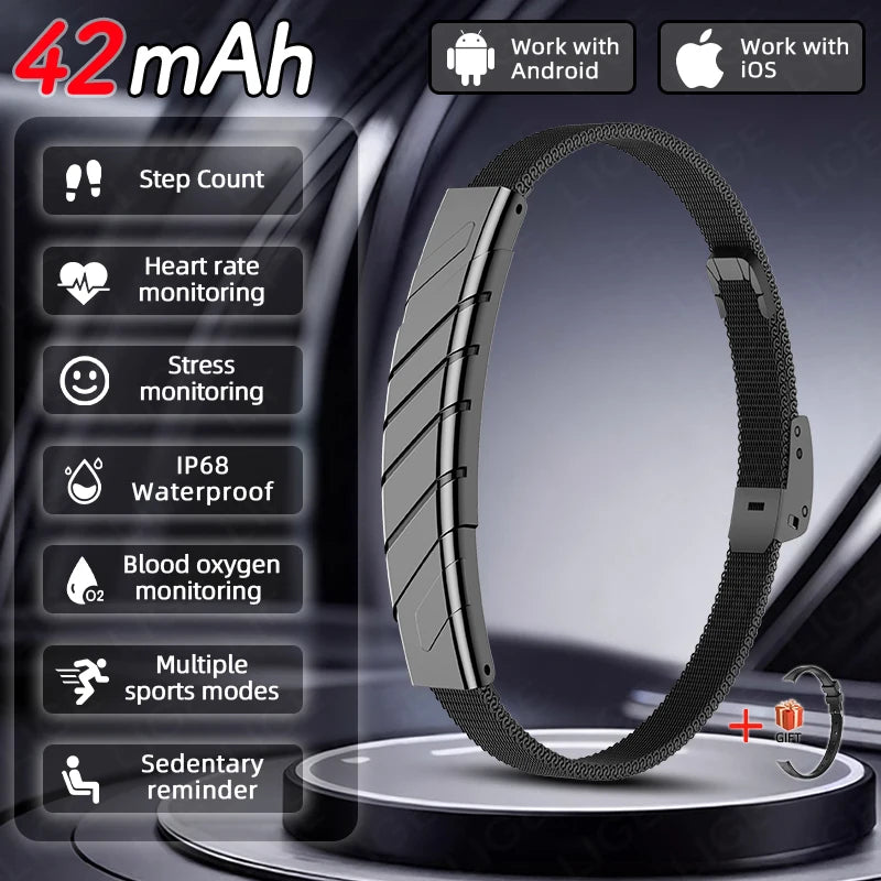 Luxury Women Smart Watch - IP68 Waterproof & Fitness Tracker