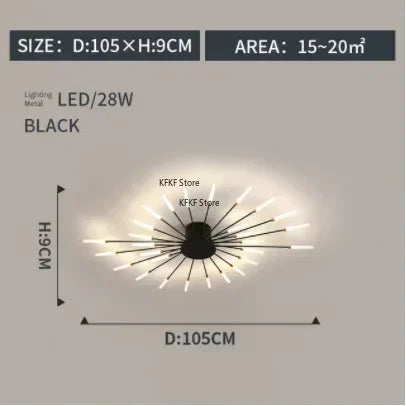Luxury Modern LED Chandelier - Elegant Ceiling Light Fixture