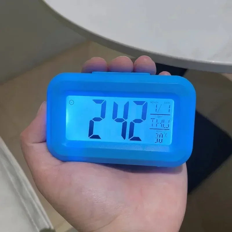 Premium Digital Alarm Clock - LED Multifunction Desktop Display