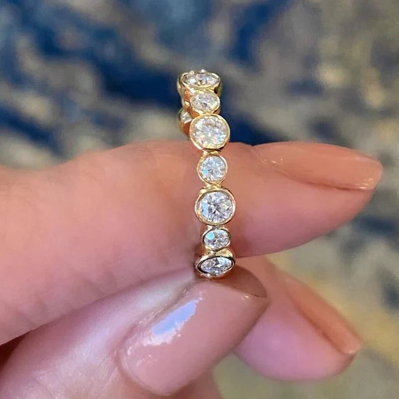 Elegant Cubic Zirconia Ring - Luxury Statement Jewelry