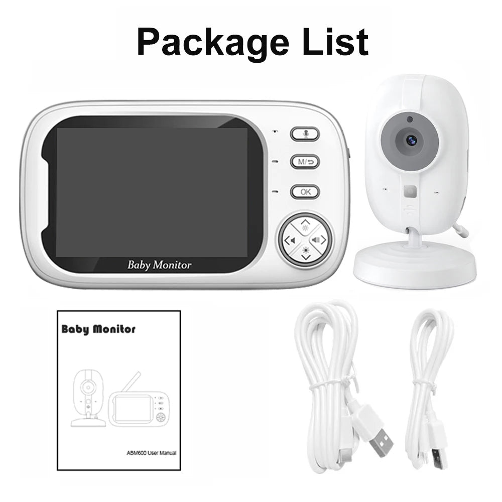 Premium Wireless Video Baby Monitor with Night Vision & Audio