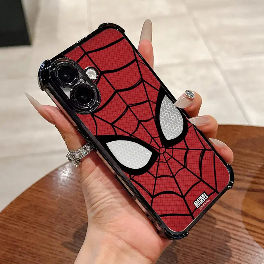 Premium Spider Man Phone Case - Anti-Fall Plating Cover