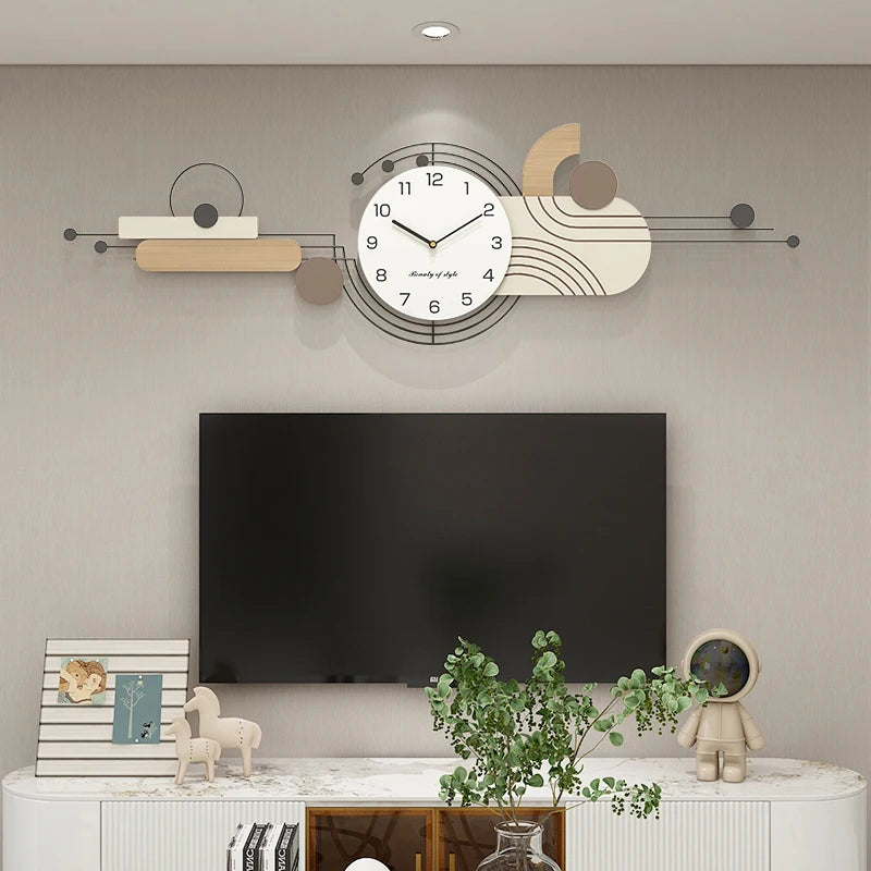 Elegant Modern Silent Wall Clock - Non-Ticking Home Decor