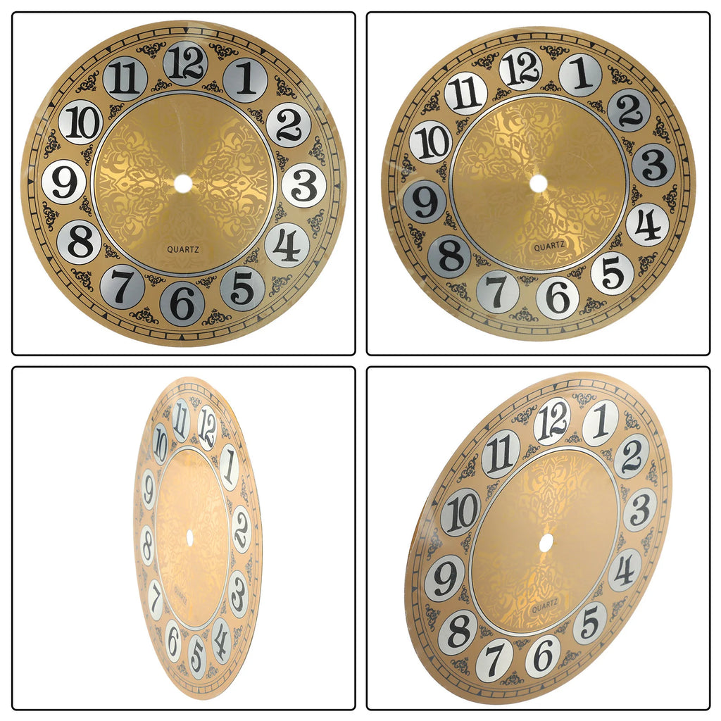 Premium Aluminium Clock Dial - 180mm Arabic Numerals