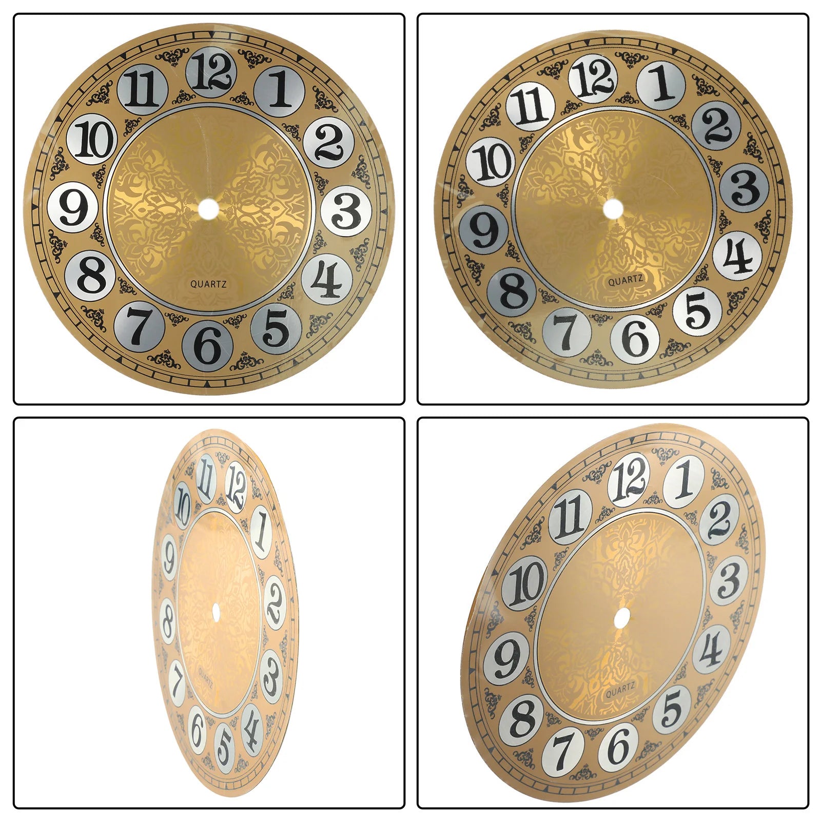 Premium Aluminium Clock Dial - 180mm Arabic Numerals
