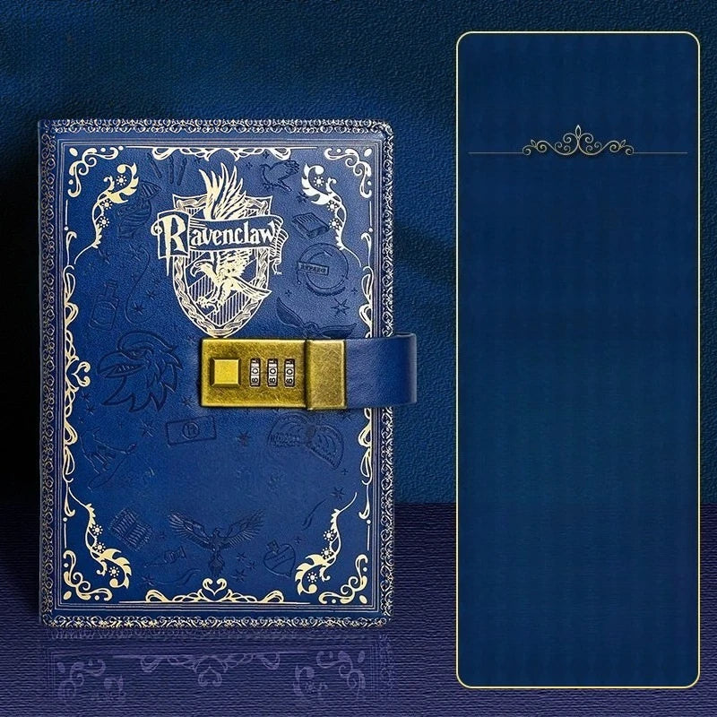 Retro Password Book with Lock A5 Anime Diary Notebook
