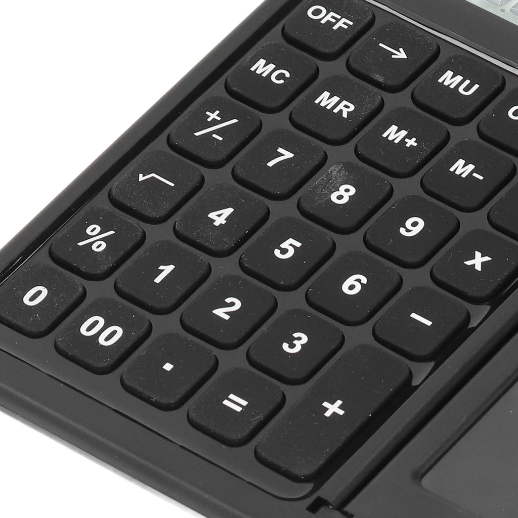 Premium Solar Desktop Calculator with Writing Tablet