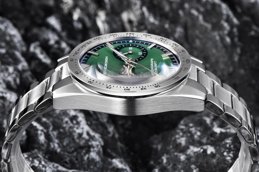 Luxury Men's Quartz Watch - Chronograph Sapphire