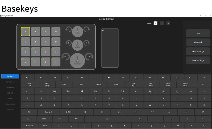 Premium Programmable Macro Keypad - 16 Keys 3 Knobs Hot-Swap