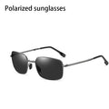 Premium Folding Polarized Sunglasses - Vintage Metal Frame UV400