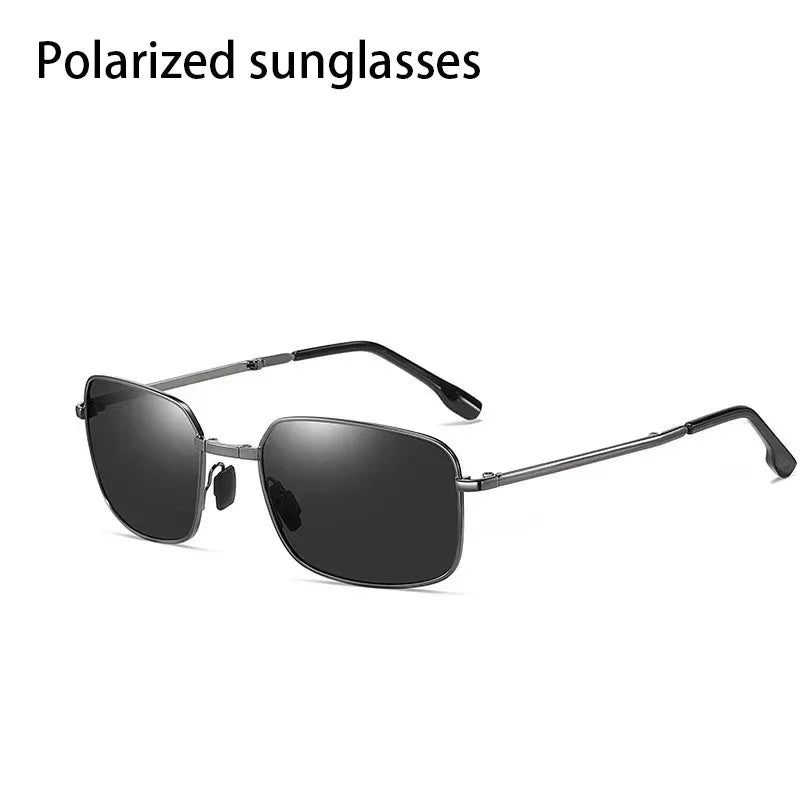 Premium Folding Polarized Sunglasses - Vintage Metal Frame UV400