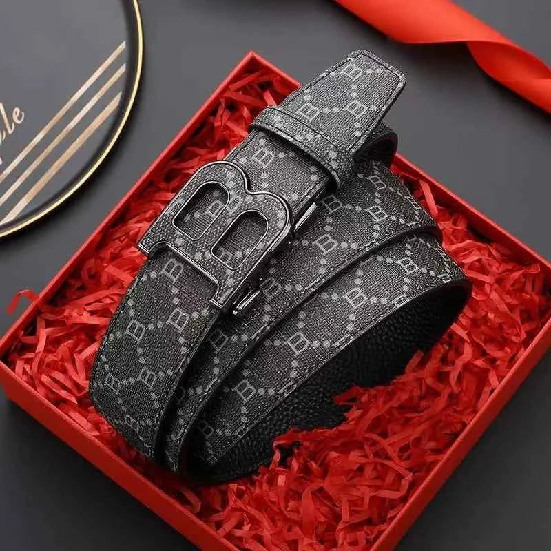 Premium Men's Business Belt - Elegant Alloy Needle Buckle