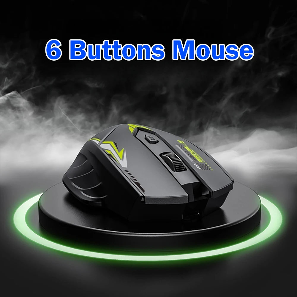 Premium Dual Mode Wireless Mouse - Bluetooth 5.4 & 2.4G Rechargeable